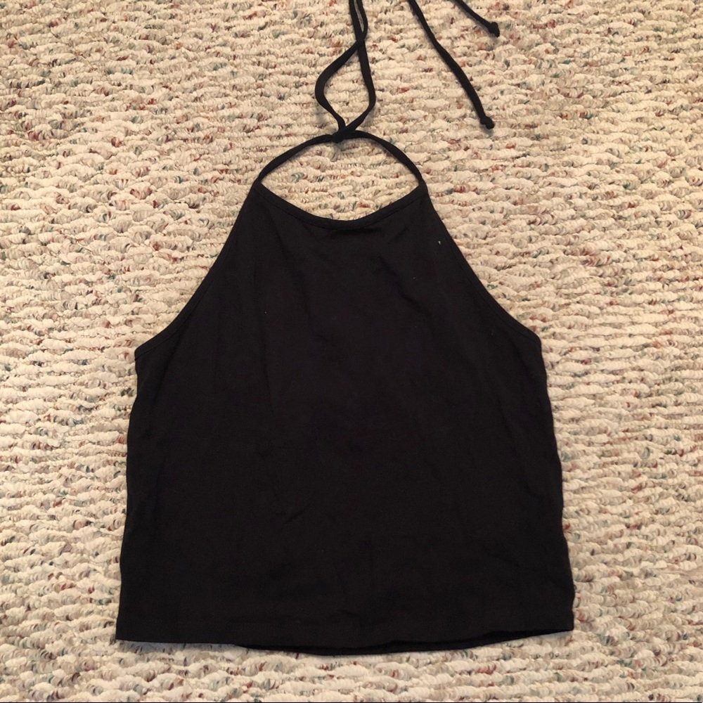 Halter crop top.